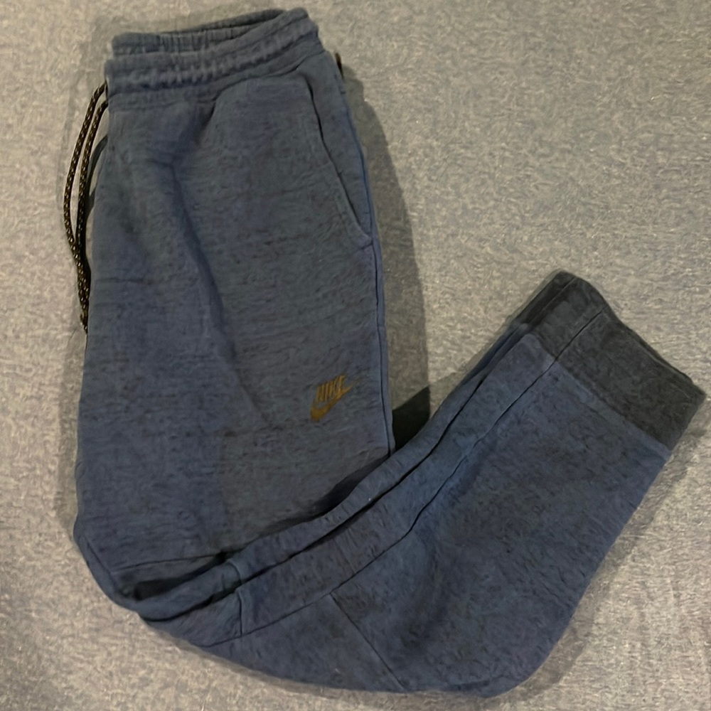 Nike tech fleece blue sweat pants joggers